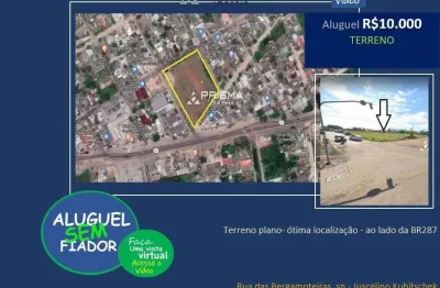 Terreno plano- ótima localização - ao lado da br287