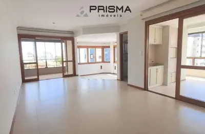 4 dormitórios + escritório, 2 suítes, sacada fechada, 2 vagas no centro