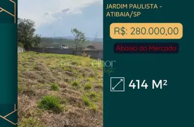 Terreno à venda na Rua Tietê, 96, Jardim Paulista, Atibaia