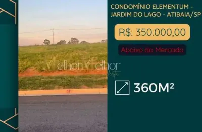 Condomínio elementum - terreno à venda no condomínio elementum – atibaia