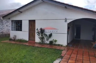 Casa a venda em são josé dos pinhais - afonso pena: 2quartos, sala,banheiro, 4 vagas de garagem, edicula, amplo espaco externo!