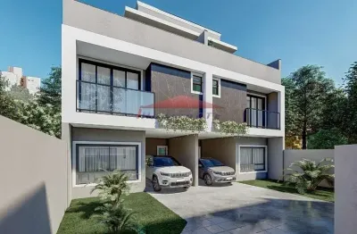 Sobrado de alto padrão em condomínio no uberaba, curitiba-pr: 3 quartos, 1 suíte, 4 banheiros, 2 vagas - 141,59m².
