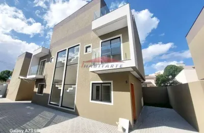 Sobrado à venda em curitiba-pr, bairro uberaba: 3 quartos, 1 suíte, 1 sala, 3 banheiros, 1 vaga, 134,13 m². confira!