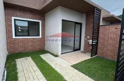 Casa em condomínio  à venda em matinhos-pr, bairro tabuleiro: 2 quartos, 1 suíte, 1 vaga, 59,00m².