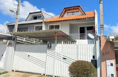 Imperdível sobrado à venda em curitiba-pr, no jardim das américas! 3 quartos, 1 suíte, 2 salas, 4 banheiros, 2 vagas, 199m².