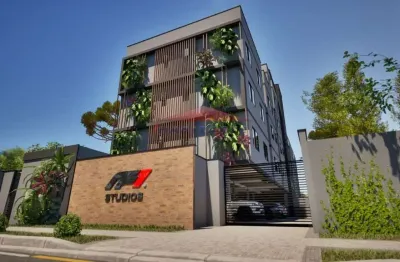 Studio à venda em curitiba-pr, bairro hauer! 1 quarto, 1 sala, 1 banheiro, 22,05 m² de área!
