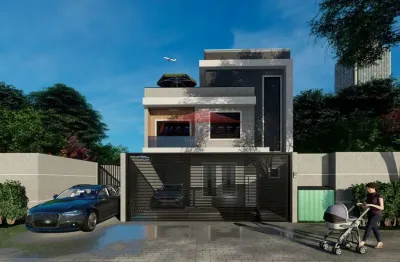 Sobrado à venda em curitiba-pr, jardim das américas: 2 quartos, e 1 suíte, 1 sala, 2 banheiros, 1 vaga, 146,17m².