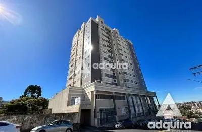 Apartamento cobertura duplex à venda - 1 quarto, 2 vagas, 157.81m², centro, ponta grossa - pr