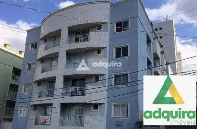 Apartamento à venda 2 quartos, 1 vaga, 63.24m², centro, ponta grossa - pr