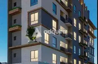 Apartamento à venda 2 quartos, 1 suite, 1 vaga, 124m², jardim carvalho, ponta grossa - pr