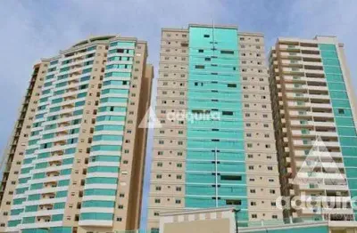 Apartamento à venda 3 quartos, 2 suites, 3 vagas, centro, ponta grossa - pr