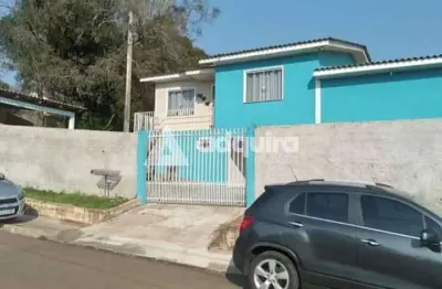 Casa de esquina à venda 3 quartos, 1 vaga, 400m², oficinas, ponta grossa - pr