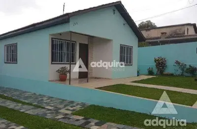 Casa à venda 3 quartos, 1 suite, 2 vagas, 107.65m², nova rússia, ponta grossa - pr