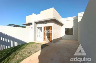 Casa à venda 3 quartos, 1 suite, 1 vaga, 66m², cará-cará, ponta grossa - pr