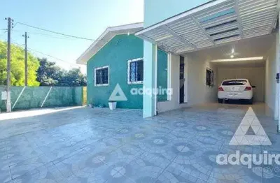 Casa à venda 3 quartos, 2 vagas, 360m², contorno, ponta grossa - pr