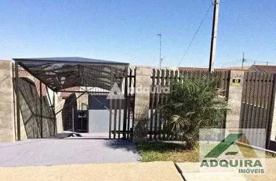 Casa à venda 2 quartos, 1 vaga, 150m², contorno, ponta grossa - pr