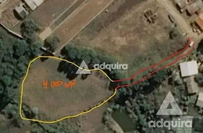 Terreno à venda 4000m², cará-cará, ponta grossa - pr
