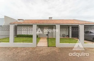 Casa à venda 3 quartos, 1 suite, 2 vagas, 450m², oficinas, ponta grossa - pr