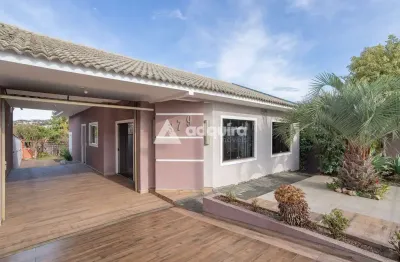 Casa à venda 3 quartos, 1 suite, 4 vagas, 276m², jardim carvalho, ponta grossa - pr