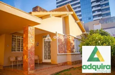 Casa à venda 4 quartos, 3 suites, 4 vagas, 495m², centro, ponta grossa - pr
