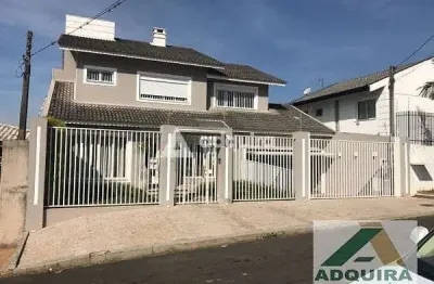 Casa à venda 3 quartos, 3 suites, 2 vagas, 462m², estrela, ponta grossa - pr