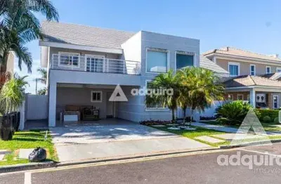 Casa à venda 4 quartos, 3 suites, 2 vagas, 587m², estrela, ponta grossa - pr