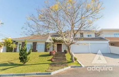 Casa à venda 4 quartos, 4 suites, oficinas, ponta grossa - pr