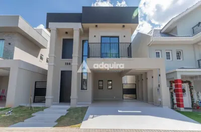 Casa com 3 quartos à venda na Rua Aderly Turek, Cará-cará, Ponta Grossa