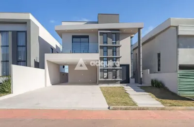 Casa em condominio à venda, jardim carvalho, ponta grossa, pr