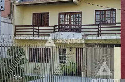Casa à venda centro com 3 quartos, 1 suite, 2 vagas, 193.49m², centro, ponta grossa - pr