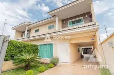 Casa à venda 3 quartos, 1 suite, 3 vagas, 230m², uvaranas, ponta grossa - pr
