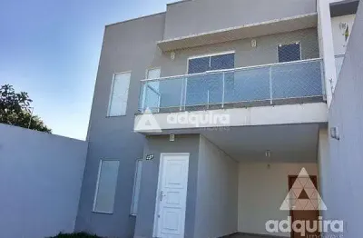 Casa à venda 3 quartos, 1 suite, 2 vagas, 247.5m², jardim carvalho, ponta grossa - pr