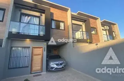 Casa à venda 3 quartos, 1 suite, 2 vagas, 110m², uvaranas, ponta grossa - pr