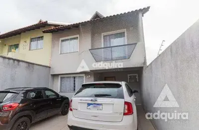 Casa à venda 3 quartos, 1 suite, 1 vaga, 130m², estrela, ponta grossa - pr