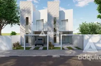 Casa à venda 2 quartos, 2 suites, 1 vaga, 101m², uvaranas, ponta grossa - pr