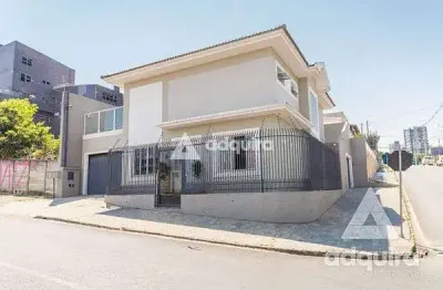 Casa à venda 4 quartos, 1 suite, 2 vagas, 226m², ronda, ponta grossa - pr
