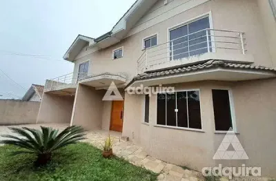 Casa à venda 4 quartos, 2 suites, 2 vagas, 250m², jardim carvalho, ponta grossa - pr