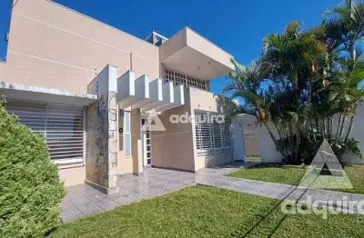 Casa à venda 5 quartos, 1 suite, 4 vagas, 437.5m², orfãs, ponta grossa - pr