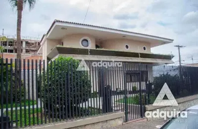 Casa à venda 4 quartos, 4 suites, 5 vagas, 858m², centro, ponta grossa - pr