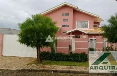 Casa para locação 5 quartos, 2 suites, 4 vagas, 737m², uvaranas, ponta grossa - pr