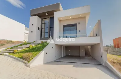 Casa à venda 3 quartos, 3 suites, 2 vagas, 255m², orfãs, ponta grossa - pr