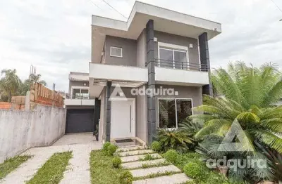 Casa à venda com 3 quartos, 3 suites, 3 vagas, 300m², oficinas, ponta grossa - pr