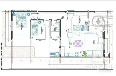 Casa à venda 3 quartos, 1 vaga, 150m², cará-cará, ponta grossa - pr
