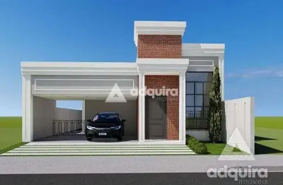 Casa em condomínio à venda, contorno, ponta grossa, pr