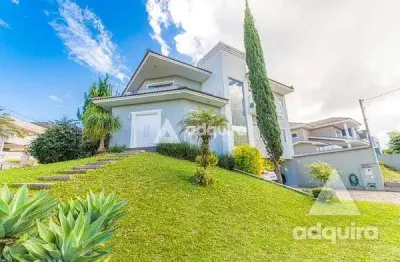 Casa à venda 4 quartos, 1 suite, 4 vagas, 450m², oficinas, ponta grossa - pr
