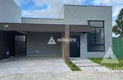 Casa à venda 3 quartos, 1 suite, 2 vagas, 234.36m², cará-cará, ponta grossa - pr
