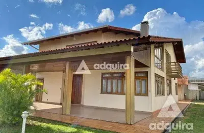 Casa à venda 4 quartos, 1 suite, 2 vagas, 640m², boa vista, ponta grossa - pr