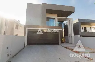 Casa à venda 4 quartos, 4 suites, 2 vagas, 380m², oficinas, ponta grossa - pr