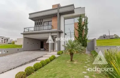 Casa à venda 3 quartos, 3 suites, 2 vagas, 370m², jardim carvalho, ponta grossa - pr