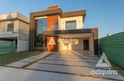 Casa à venda e locação 3 quartos, 3 suites, 2 vagas, 302.51m², jardim carvalho, ponta grossa - pr